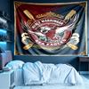 Manly Warringah Sea Eagles Print Tapestry, Lightweight Wall Hanging, for Bedroom, Dorm, Living Room, Home Art Decor, Birthday Christmas Gift for Frien