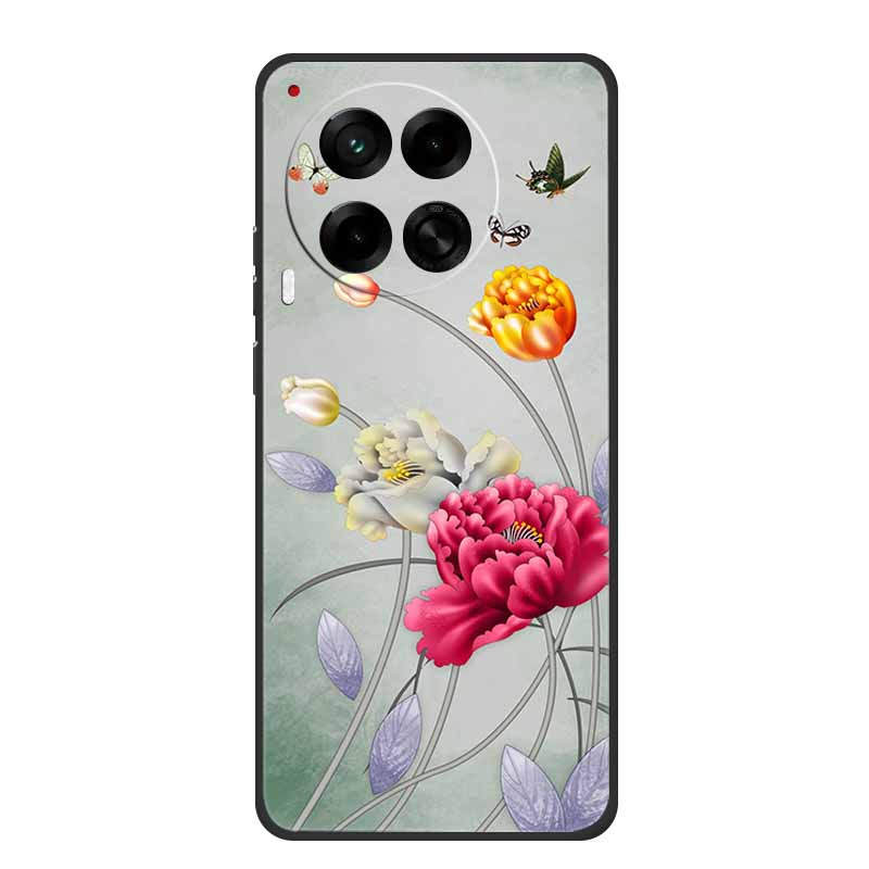 6.78" For Tecno Camon 30 Case Fashion Marble Black Silicone Soft TPU Back Cover Cases For Tecno Camon 30 5G Premier Phone Case