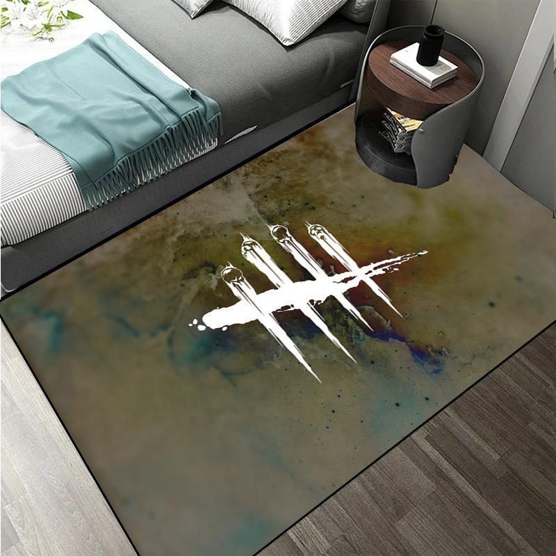 D-Dead by Daylight survival horror escape game Large Area Rugs Carpet for Home Living Room Bedroom Sofa Doormat Floor Play Mat