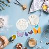 Fondant Moulds Chocolate Molds Baking Moulds 3D for Butterfly Shaped Silicone Material 2 Styles for Home Kitchen Baking