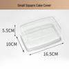 Pabei Thickened Acrylic Small Square Cake & Dessert Cover