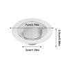 2-10pcs Stainless Steel Bathroom Drain Filter Net 7/9/11CM Screening Sink Drain Strainer Hair Catchers Stoppers Kitchen Tool