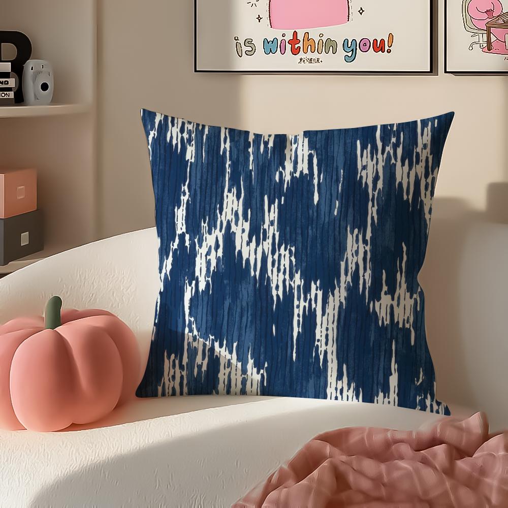 

Colorful Trendy Art Printing Style Cushion Cover Pillowcase Short Plush Invisible zipper Room Sofa Cushion Cover 30X30cm