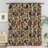 Camouflage Pattern Curtains for Bedroom Living Room Balcony All Season Curtain Adults Bedroom Decoration Window Blackout Curtain