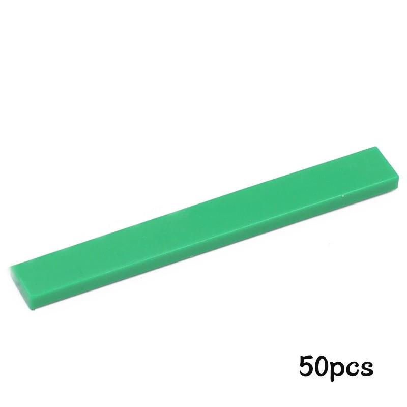 50pcs Smooth 1x8 DIY Building Blocks Figure Bricks 10Colors Educational Creative Size Compatible With 4162 Toys for Children