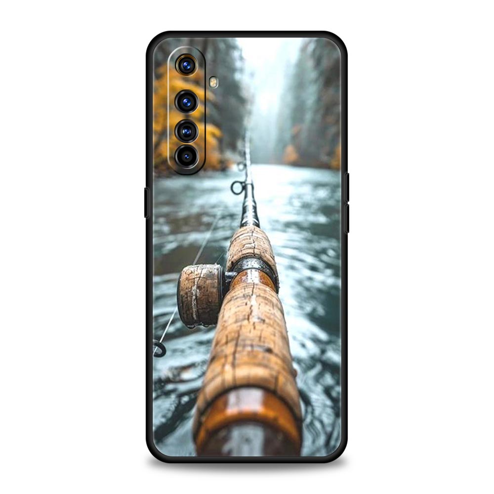 Hunting Fishing Man Soft TPU For Realme 13 12 11 10 9 Pro Plus GT3 GT2 C21 C25 C35 C53 C55 C67 Pro 5G Phone Case Cover Funda Bag