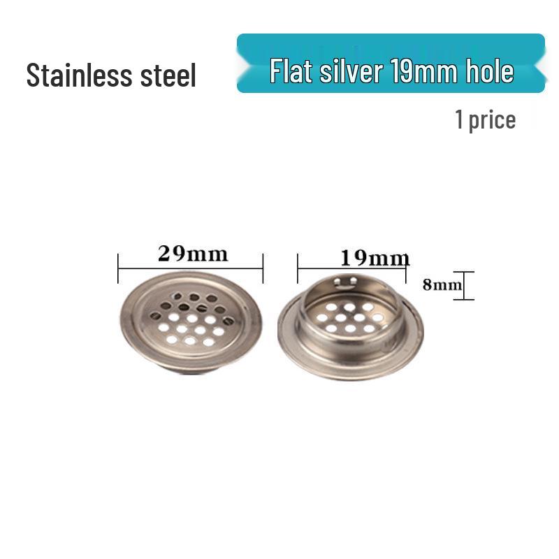 

Круглая двусторонняя вентиляционная крышка из нержавеющей стали для мебели и шкафа