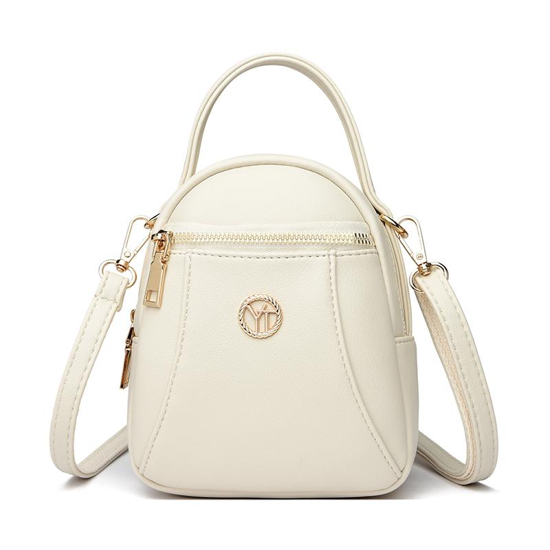 Dámská trendy vintage malá crossbody kabelka Luxusní jednobarevné PU kožené tašky přes rameno Módní dámská mini taška na telefon a peněženka