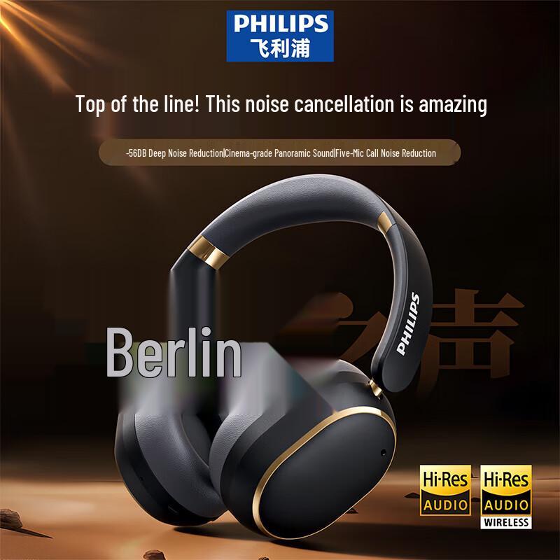 

Philips TAH5519 ANC Over-Ear Wireless Headphones