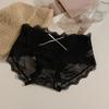 Mid Waist Lace Panties Briefs Mesh Lace Briefs Breathable Underwear for Women  Female Lingerie
