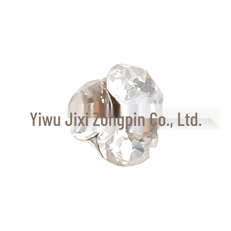 New Hot-Selling French Blush Crystal Diamond Nail Art Jewelry: Super Whitening Pink and Tender Design