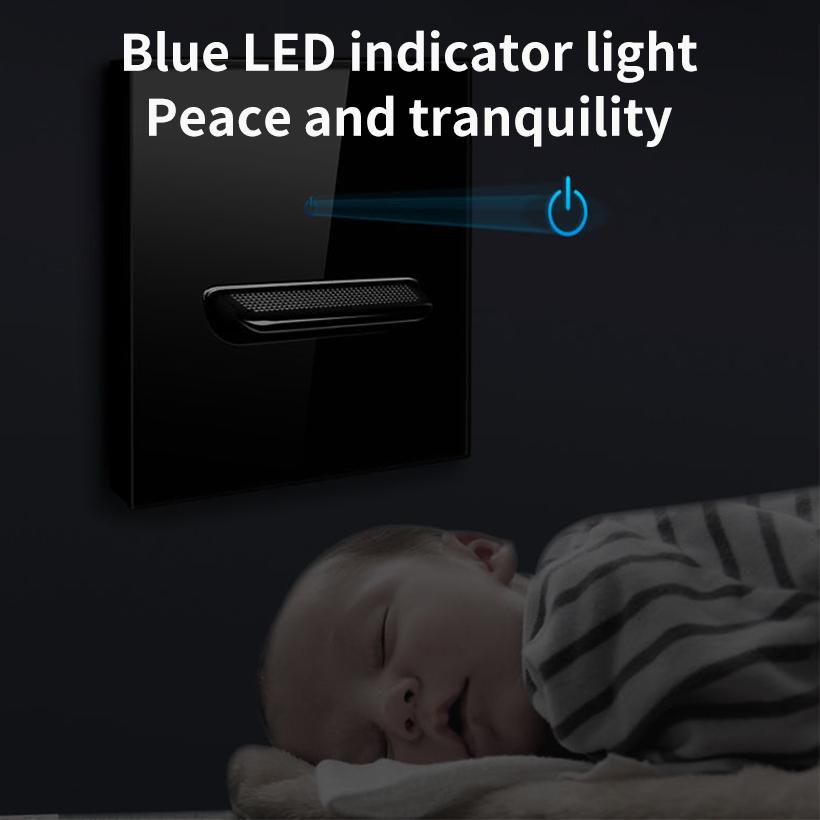 White Tempered Glass Wall Switch Panel Led European 16a Socket Retro Toggle Light Switch Eu Uk Standard 2usb Socket 1Gang-4gang