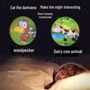 Available Children's Cognitive Cartoon Animal Projector Flashlight for Early Education