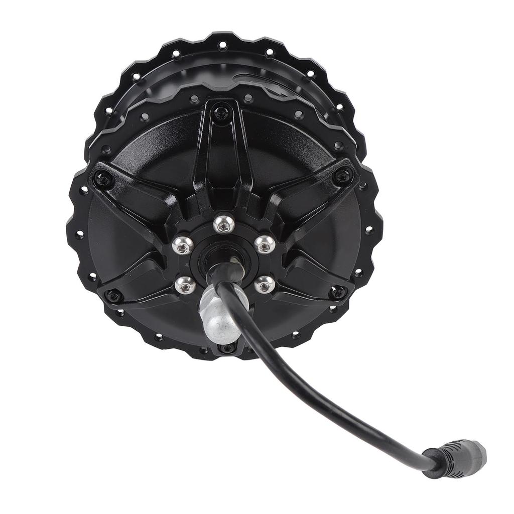 Electric Bike Hub Motor 48V 750W Aluminum Alloy Rear Drive Wheel Gear Hub Motor with 9 Core Adapter