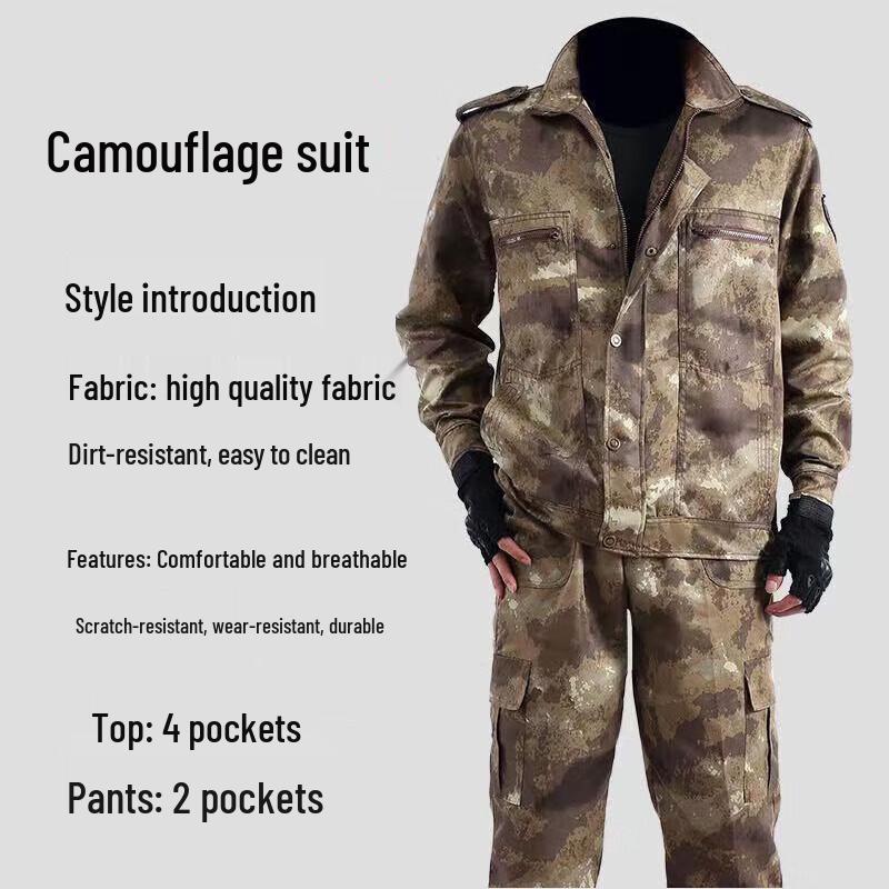 Yingtu Heavy-Duty Camouflage Workwear Set
