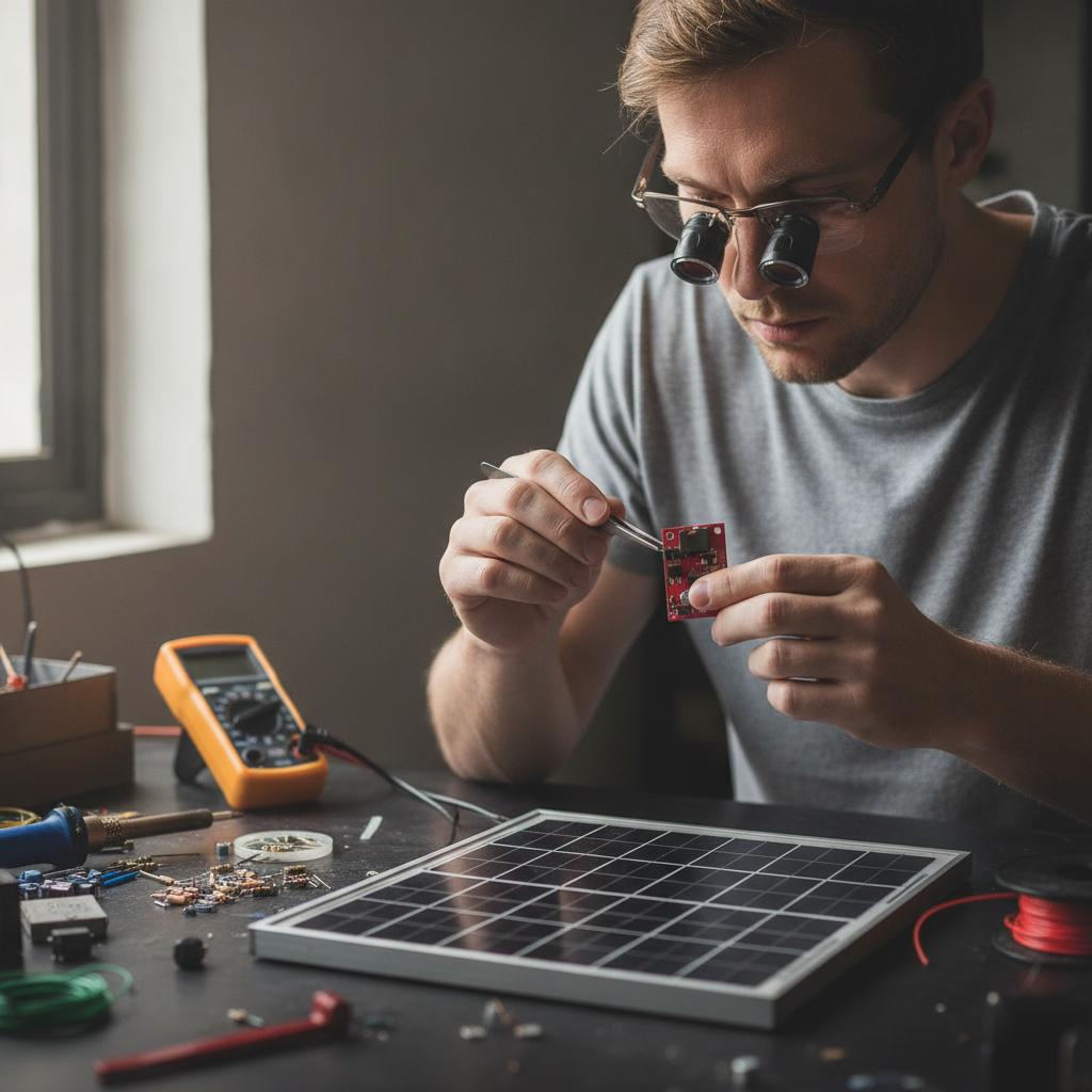 CN3791 MPPT Solarregler für 12V Blei-Säure-Batterie Ladeerhaltung Solarpanel-Regler Lademodul 3A