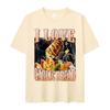 Funny Meme I Love Garlic Bread Skeleton Graphic Printed T Shirt Women Casual Short Sleeve Tshirts Summer Roundneck Clothing Top