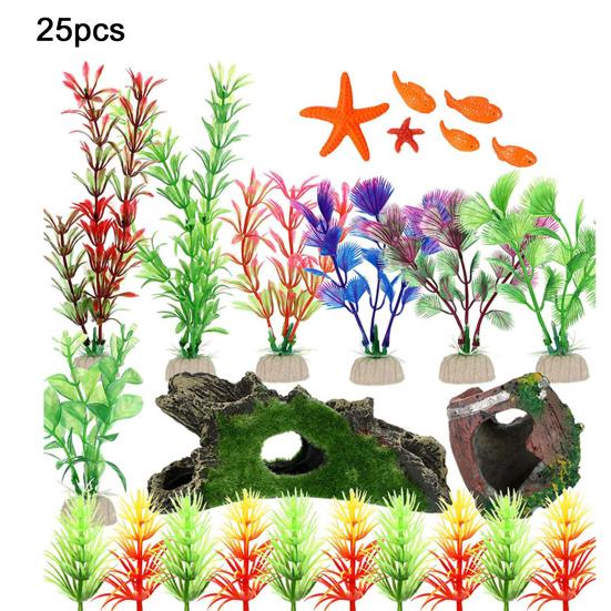aquarium decoration set