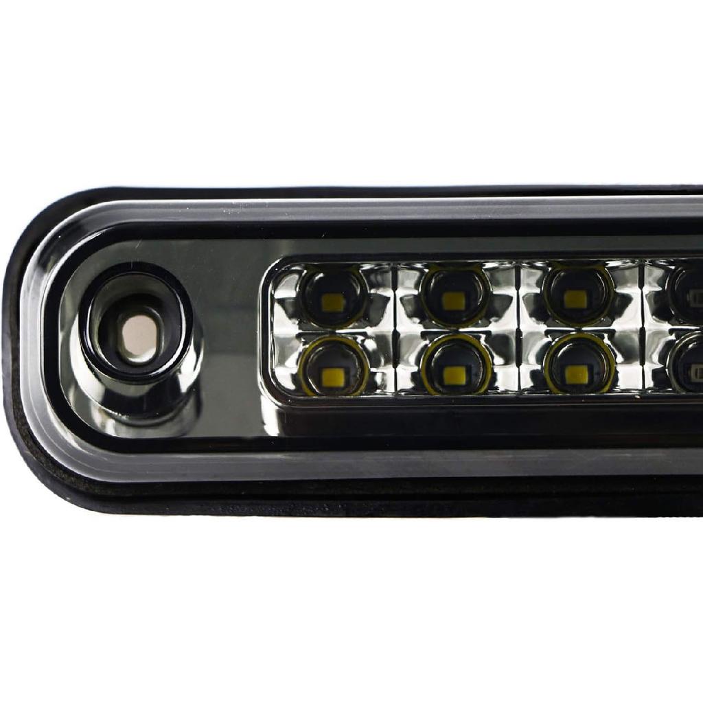 Tresound LED Third 3rd Brake Light for 1988-2000 Chevy GMC C/K 1500 2500 3500 Rear Cargo Lamp High Mount Stop Light (Smoked)