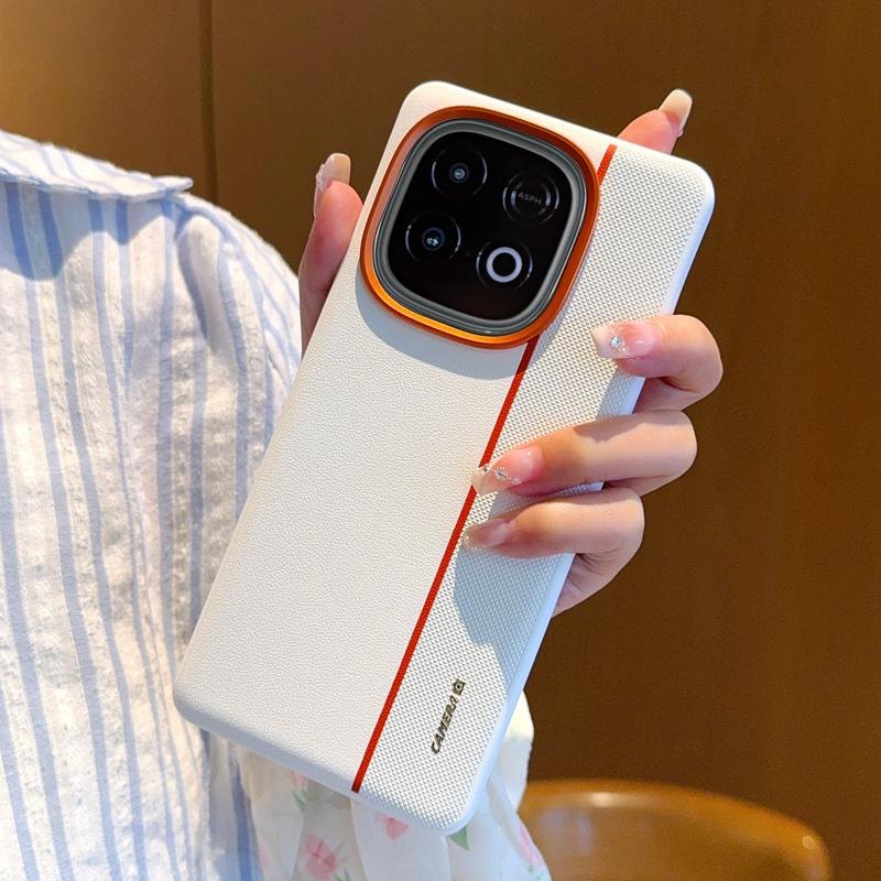 

Для Vivo iQOO Z10 Turbo Pro Чохол Індивідуальні Металеві Кнопки Різні Шкіряні Текстури Хороший Захват Модний Для Vivo Y300 GT Чохол Обкладинка Artificial leather&vivo iQOO Z10 Turbo