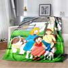 Heidi Mädchen der Alpen Anime Druck Flanell Überwurf Weich Warm Gemütlich Bettdecke für Kinderzimmer Wohnzimmer Heimdeko Geschenk