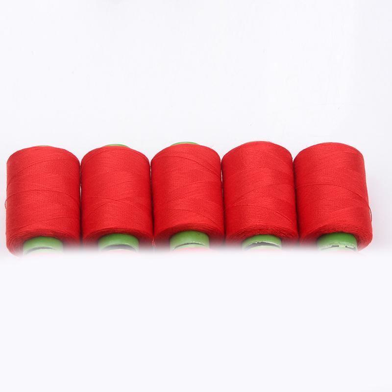 Polyester Sewing Thread Set: White, Black, Colored Threads & Needles for Hand & Embroidery Sewing