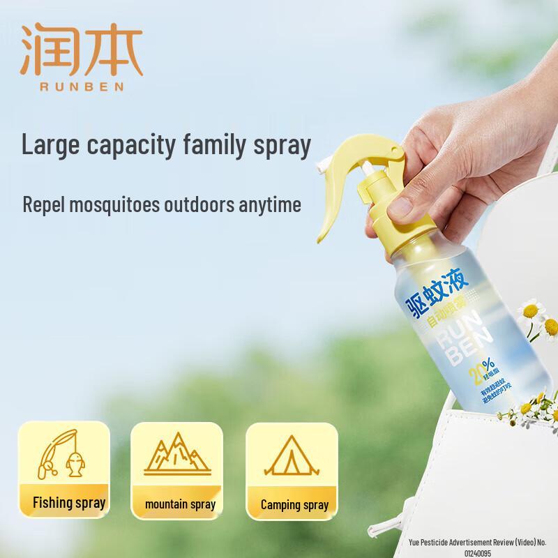 Runben 20% Icaridin Mosquito Repellent Spray