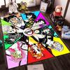 "Anime Character Carpet with Colorful Patterns for Home Decor" Suitable for Use As an Anti-slip for Living Room Bedroom Sofas