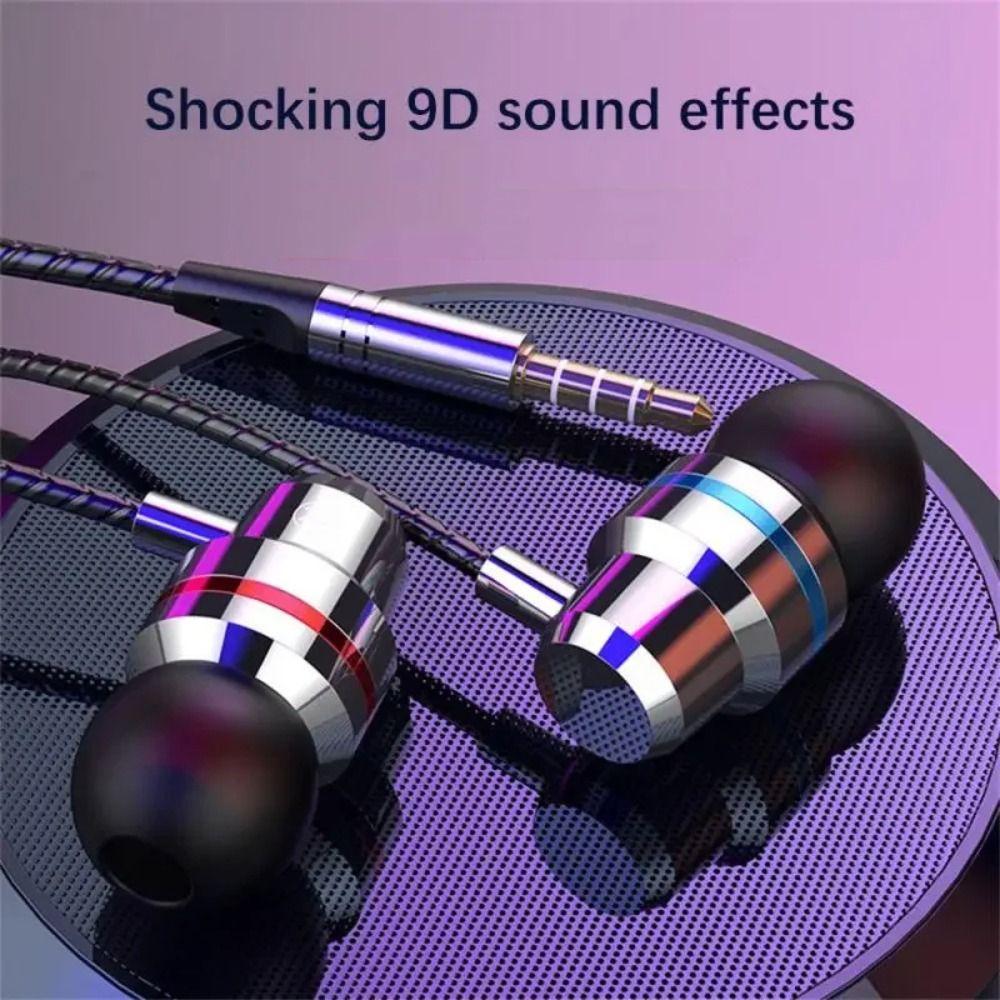 in Ear Earphone 3.5mm Wired Headset Portable Music Earphones