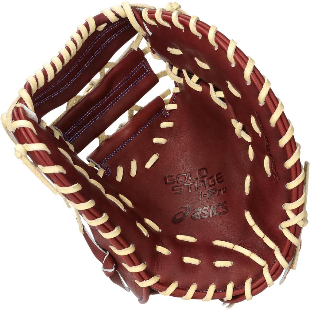 ASICS GOLDSTAGE First Baseball Size 227 Size LH I-PRO Baseman's Accessory, (S Brown/G Camel), Unisex, 3121B382,
