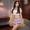 Female Sexy Campus JK Uniform College Seduction Pure Lust Pleated Skirt Sexy Lingerie
