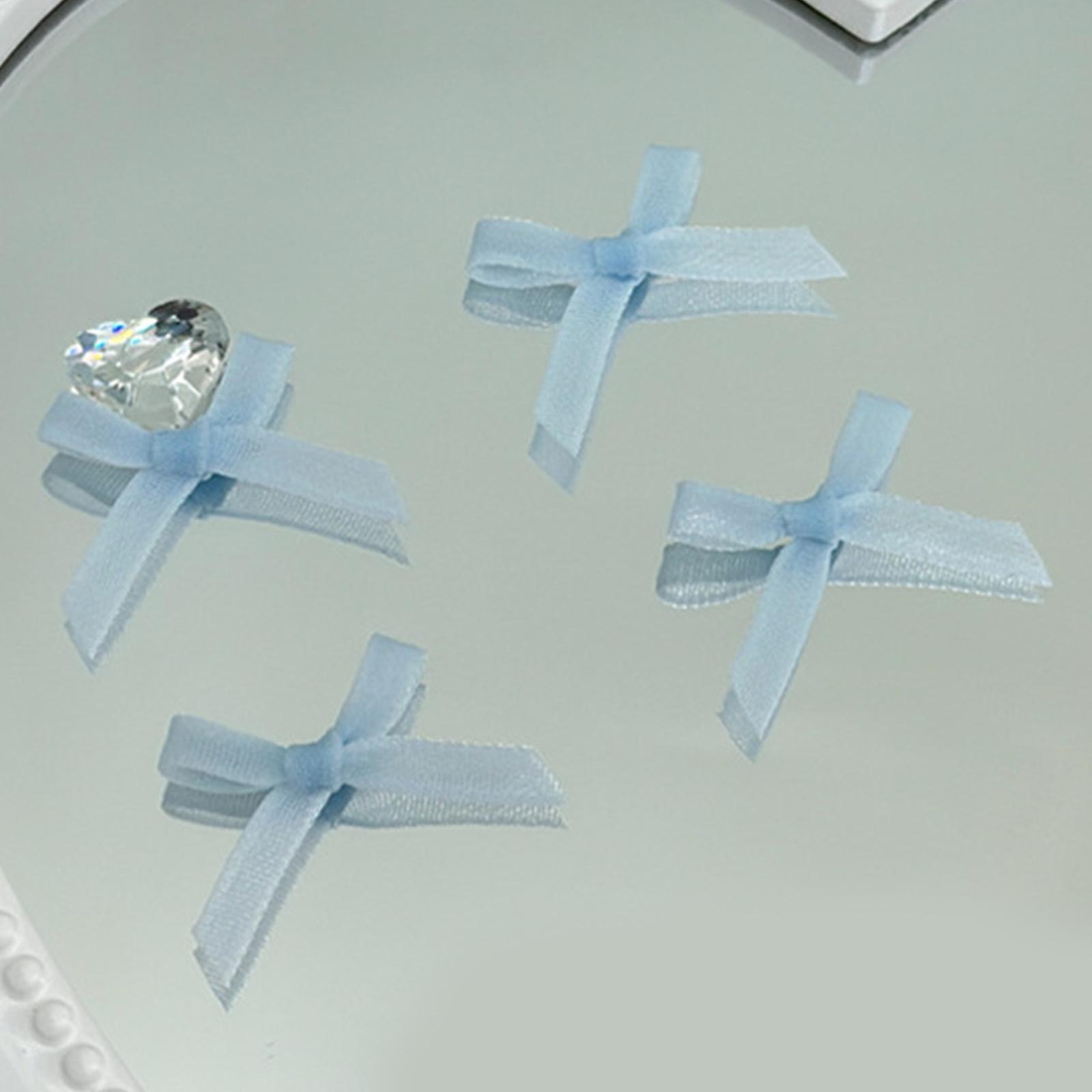 

10 шт. подвески-бантики для ногтей 3D бантики для ногтей красочные подвески-бантики для акриловых ногтей ленточные подвески для ногтей милые бантики