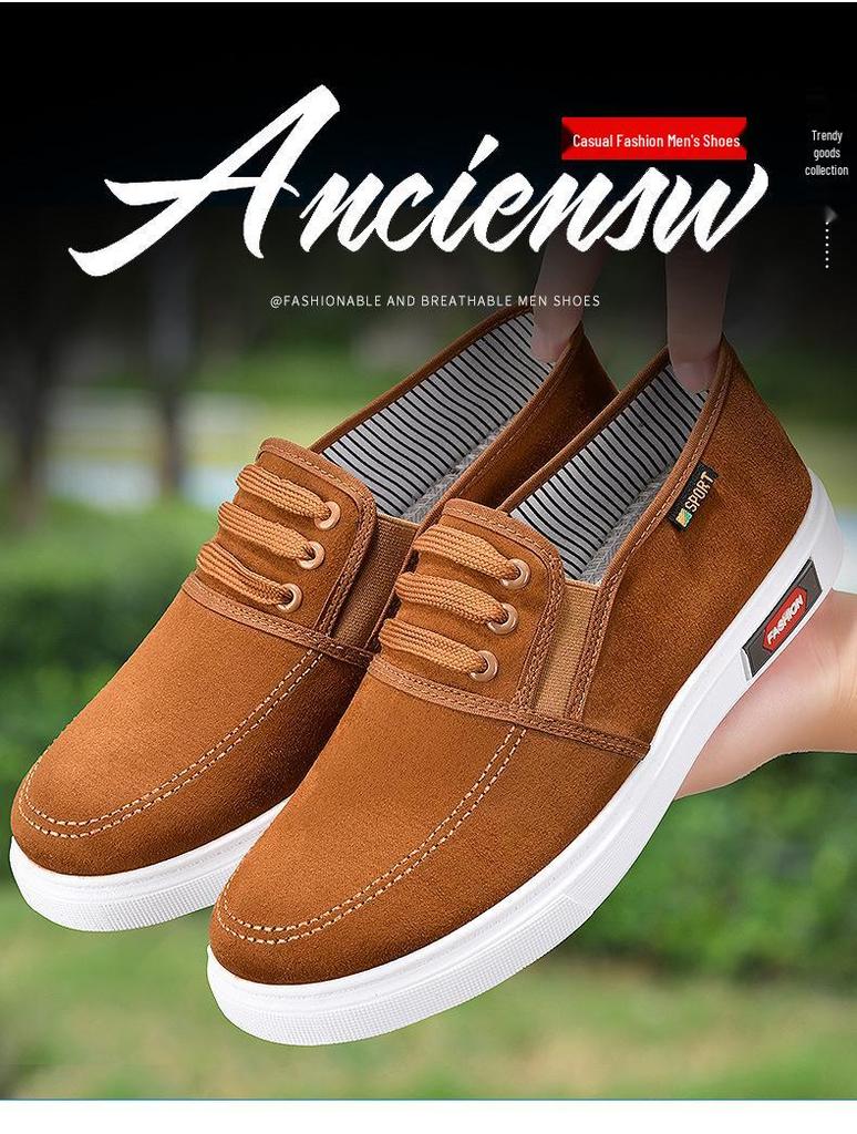 Men's Casual Slip-on Breathable Cloth Shoes for Driving