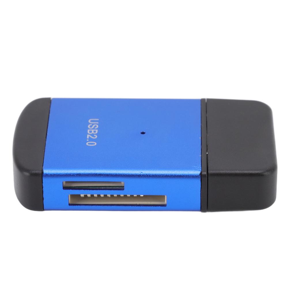 Card Rder USB2.0 Multifunction Maximum 480Mbps Alu um Alloy Plug and Play Automatic Check Memory Card Rder