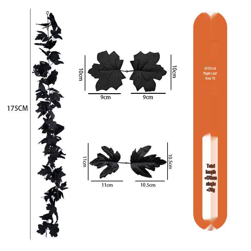Autumn Maple Leaf Vine for Thanksgiving, Halloween & Christmas Decor
