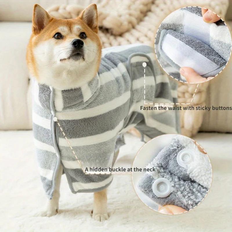 Pet Dogs Towel Pet Bath Towel Drying Bath Towel Pets Supplies Water Ultra-Absorbent Bathrobe Dogs Grooming Tools Dog Accessories