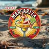 Vintage Retro Round Metal Tin Sign 7.87 Inch Wall Decor for Home Kitchen Bar Garage Margarita Pub Cafe
