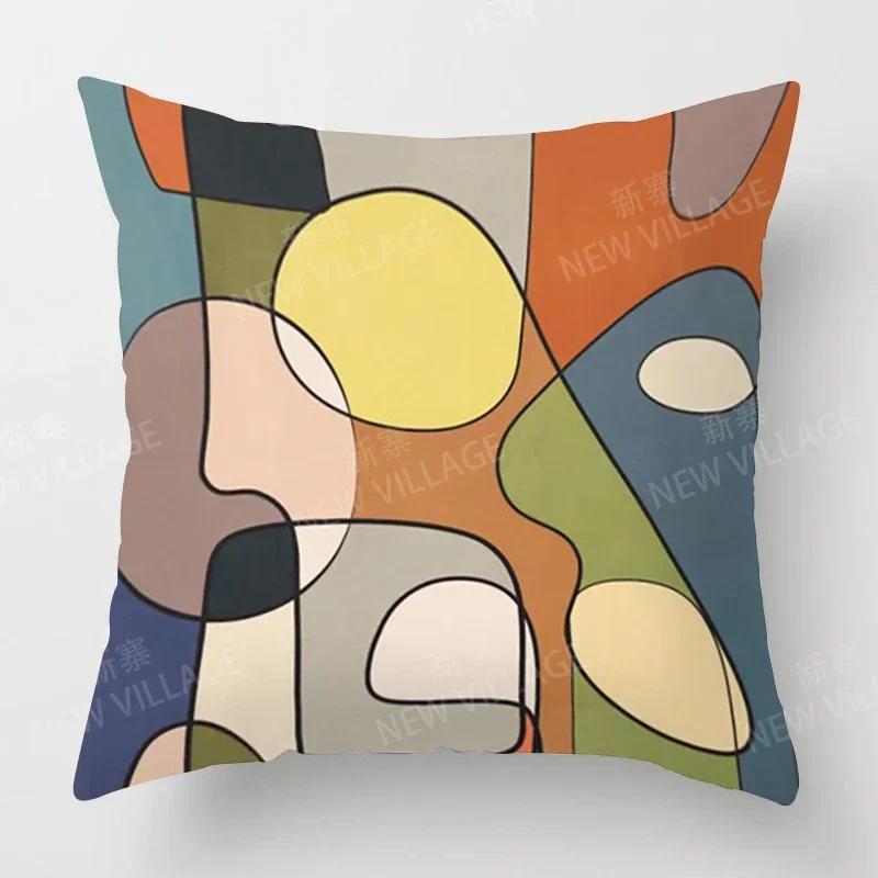 Autumn Nordic Decor Fall Home Throw Pillow Cover Sofa Cushion Cover Modern Morandi