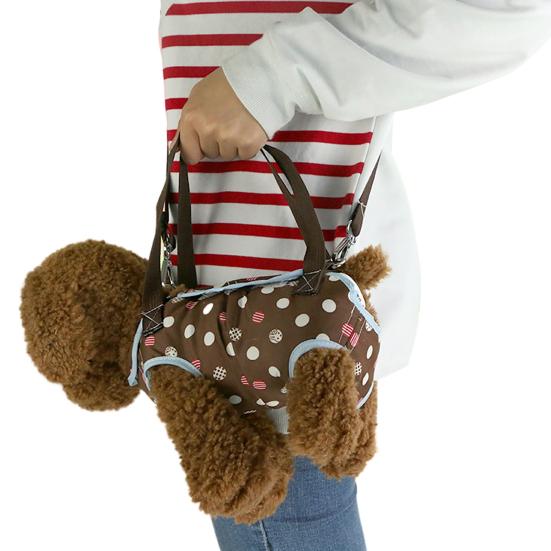 

Cat Hand Bag Exquisite Soft Colorful Pet Travel Bag for Puppy S коричневий