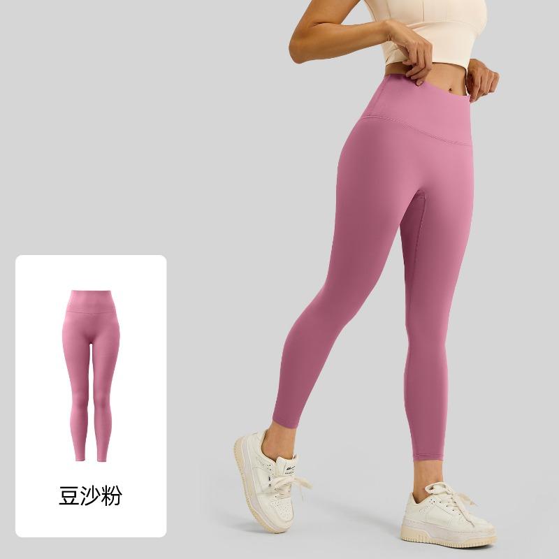 Juyatang No Embarrassment Line Peach Hip High Waist Hip Lifting High Elasticity Naked Running Fitness Women's Yoga Pants