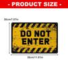 No Trespassing Signs Metal Warning Signs Fade/Weather Resistant for Home Bathroom and Office Decors Do Not Enter Signs