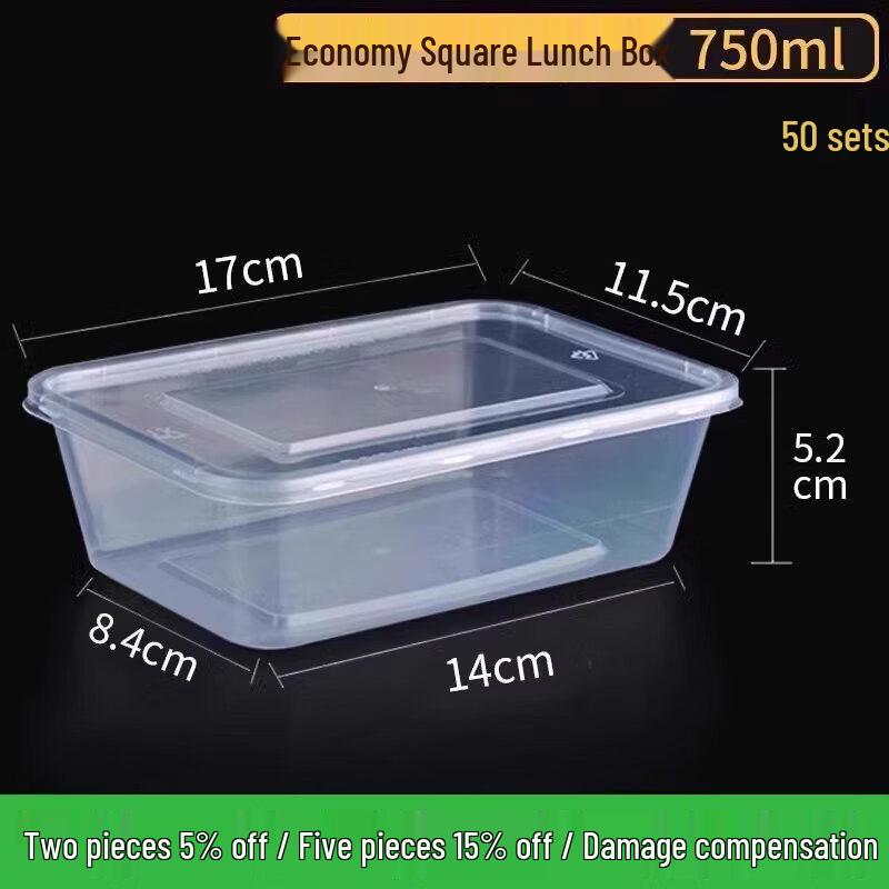 ZISIZ Disposable Rice Husk Takeaway Box with Lid