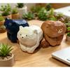 1Pc Wooden Carving Figurine Cuddly Bear In A Lying Pose Adorable Desk Companion Office Bedroom Home Decor