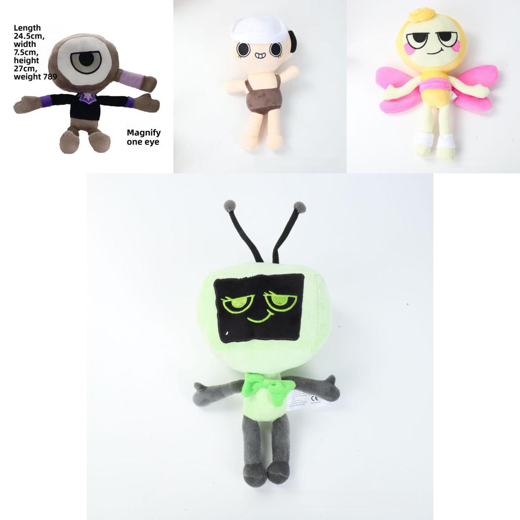 Dandy World Boxten Brightney Poppy Sprout Cosmo Glisten Game Character Plush Toy For Collectors And Kids