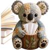 Kit de bricolage pour housse de boîte à mouchoirs, design animalier matelassé fait main - Boîtier distributeur de mouchoirs fait main - pour supports TV Commode Cuisines Coiffeuse Débutant Hommes Adultes
