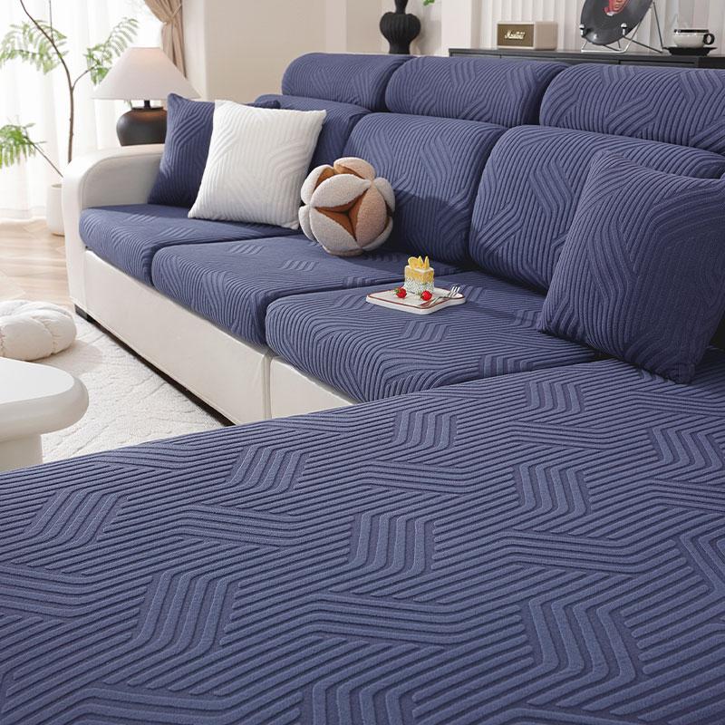 Lanmolife 1Pc Sofa Cushion Cover Super Elastic Sofa Furniture Protective Covers Spandex Non-Slip Machine Washable