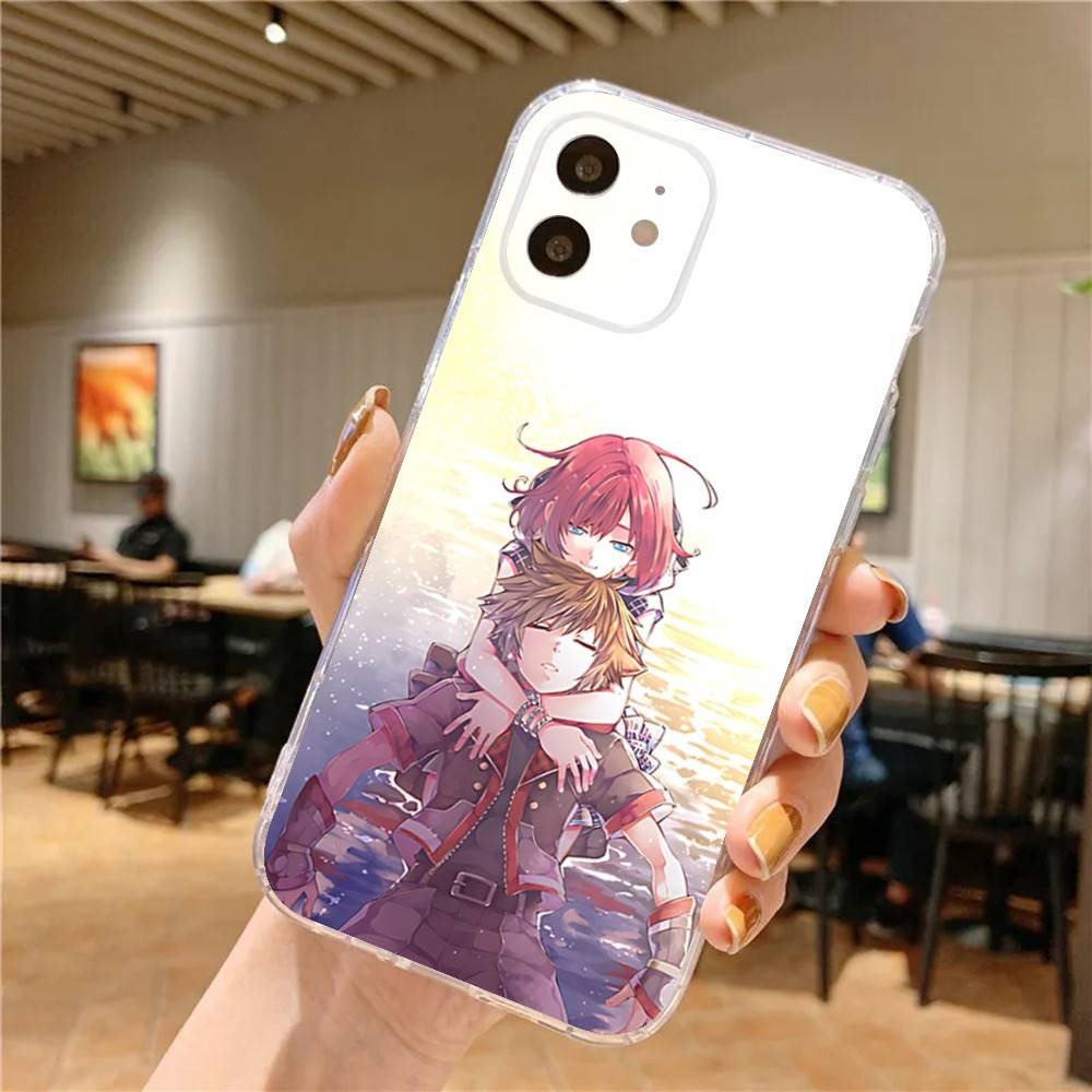 K-Kingdom Game Hearts Phone Case For iPhone 17,16,15,14,13,12,11 Pro,Max,Plus,X,XS,XR,SE4,E Mini Transparent Soft Cover
