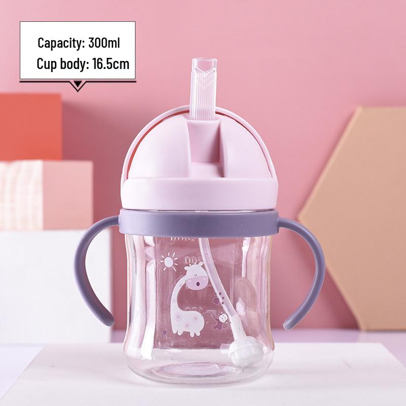 Children's Straw Cup for Kindergarten - Baby and Toddler Learning Cup, Special Water Cup for Kids