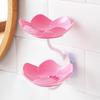 2/4Pcs Soap Box Double-Layer Design Suction Cup Soap Rack No Drilling Installation