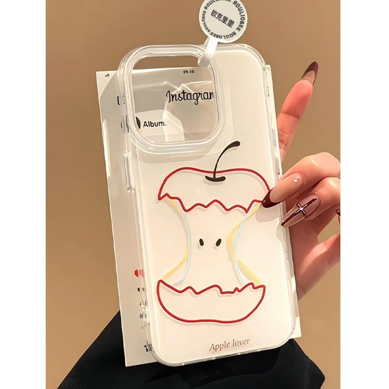 For IPhone 17 Double-layer Mobile Phone Case for IPhone 15 All-inclusive 14/13 Creative Lines for IPhone 12 Women’s Model